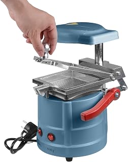 Laboratory Vacuum Forming Molding Machine 600W Heavy Duty Adjustable Former Molder Heat Thermoforming Equipment (Blue)
