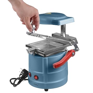 Laboratory Vacuum Forming Molding Machine 600W Heavy Duty Adjustable Former Molder Heat Thermoforming Equipment Blue
