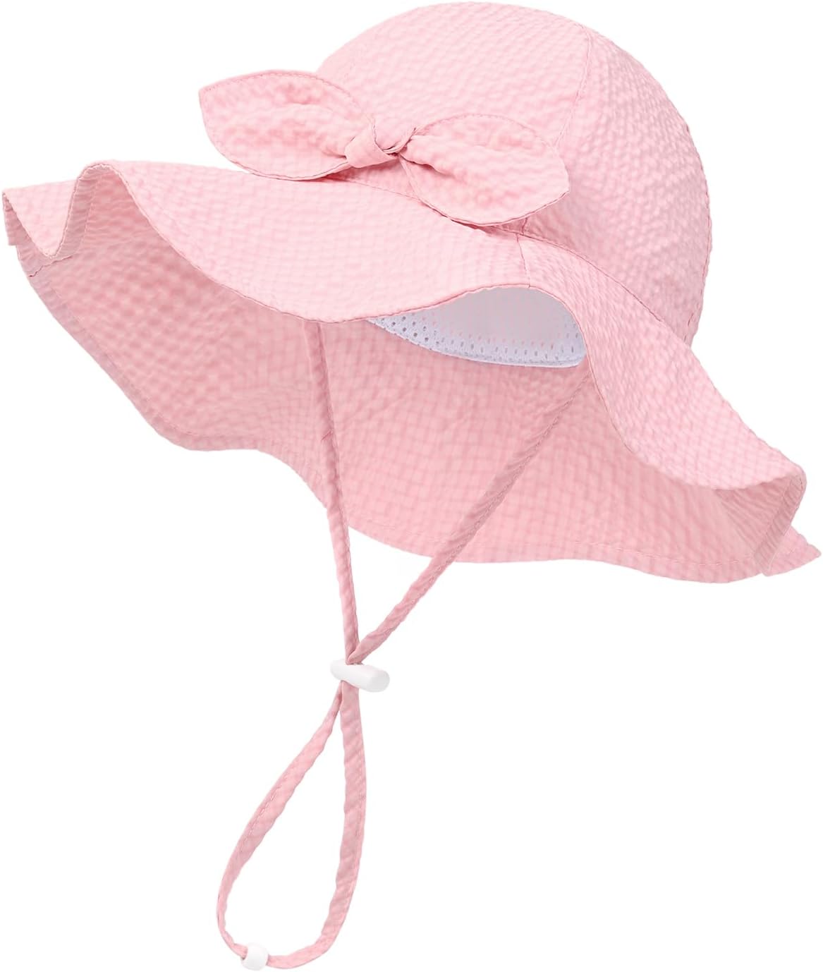 Baby Girl Sun Hat Infant Toddler Beach Hat UPF50+ Wide Brim Kids Summer Sun Protection