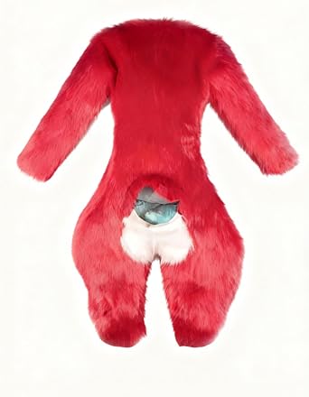 Complete Full-Body Furry Fursuit, Cozy and Adorable Fursuit Fullsuit, Durable Role-Playing Attire for Themed Parties, Halloween, and Comic Cons