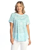 Jess & Jane Burnout Short-Sleeve Top - AJ4