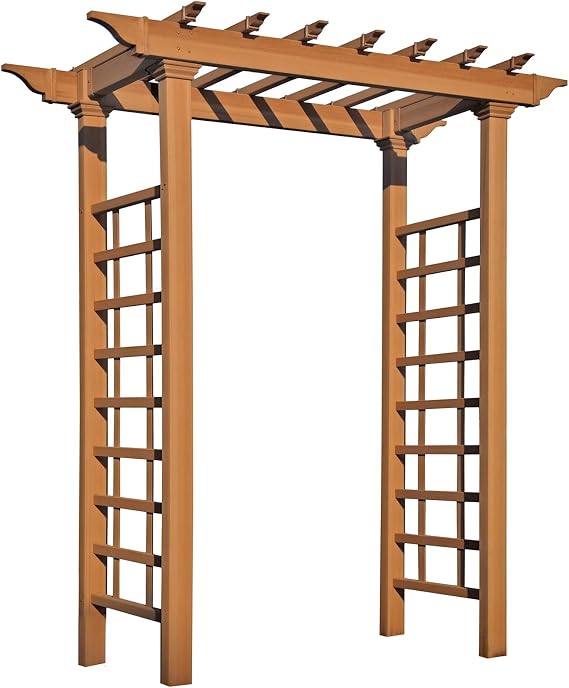 vita Carolina 57 inchW x 88 inchH Composite Vinyl Arbor