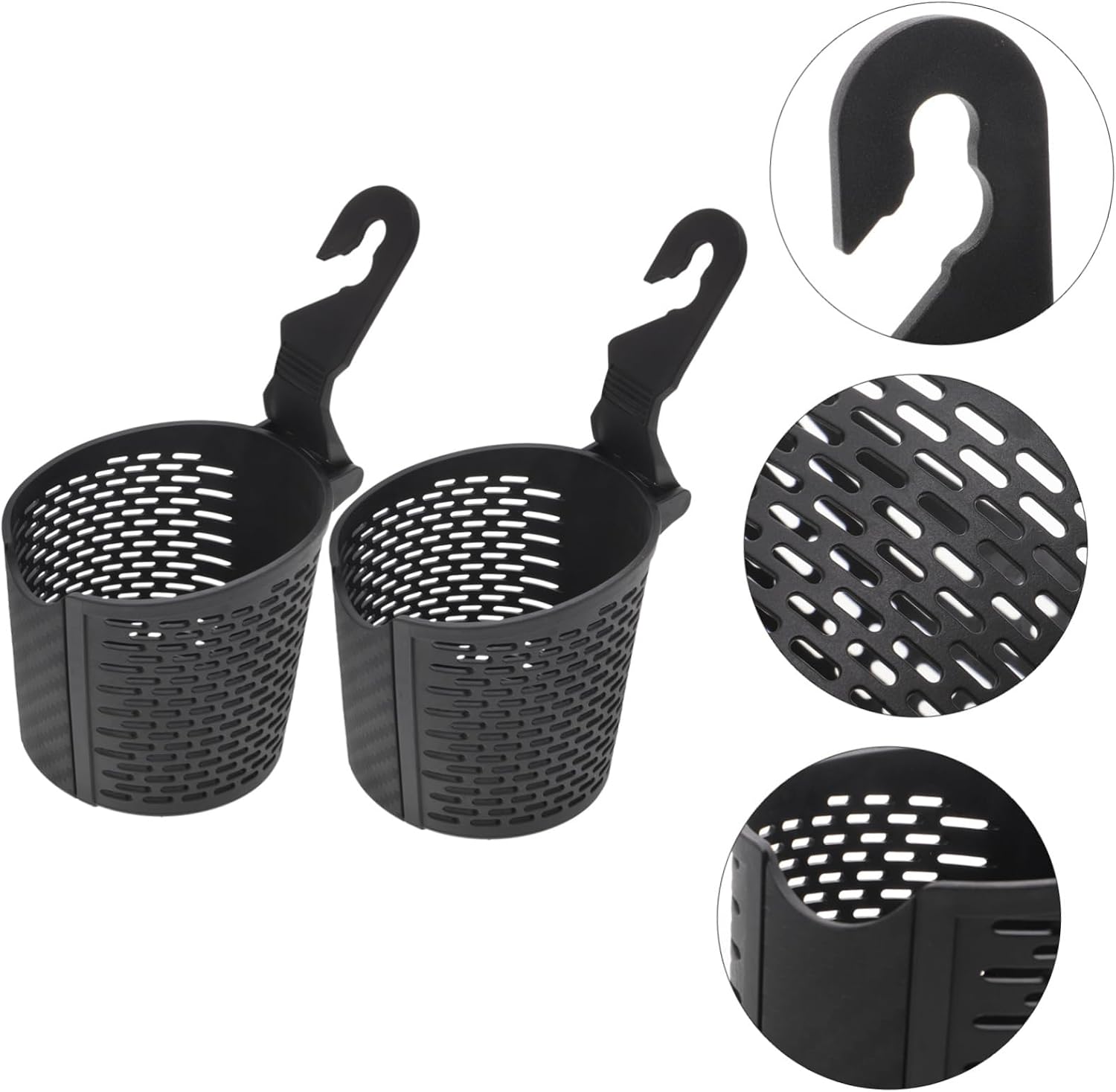 2pcs Car Cup Holder Tray Headrest Water Bottle Holder Universal Beverage Cup Holder for Car