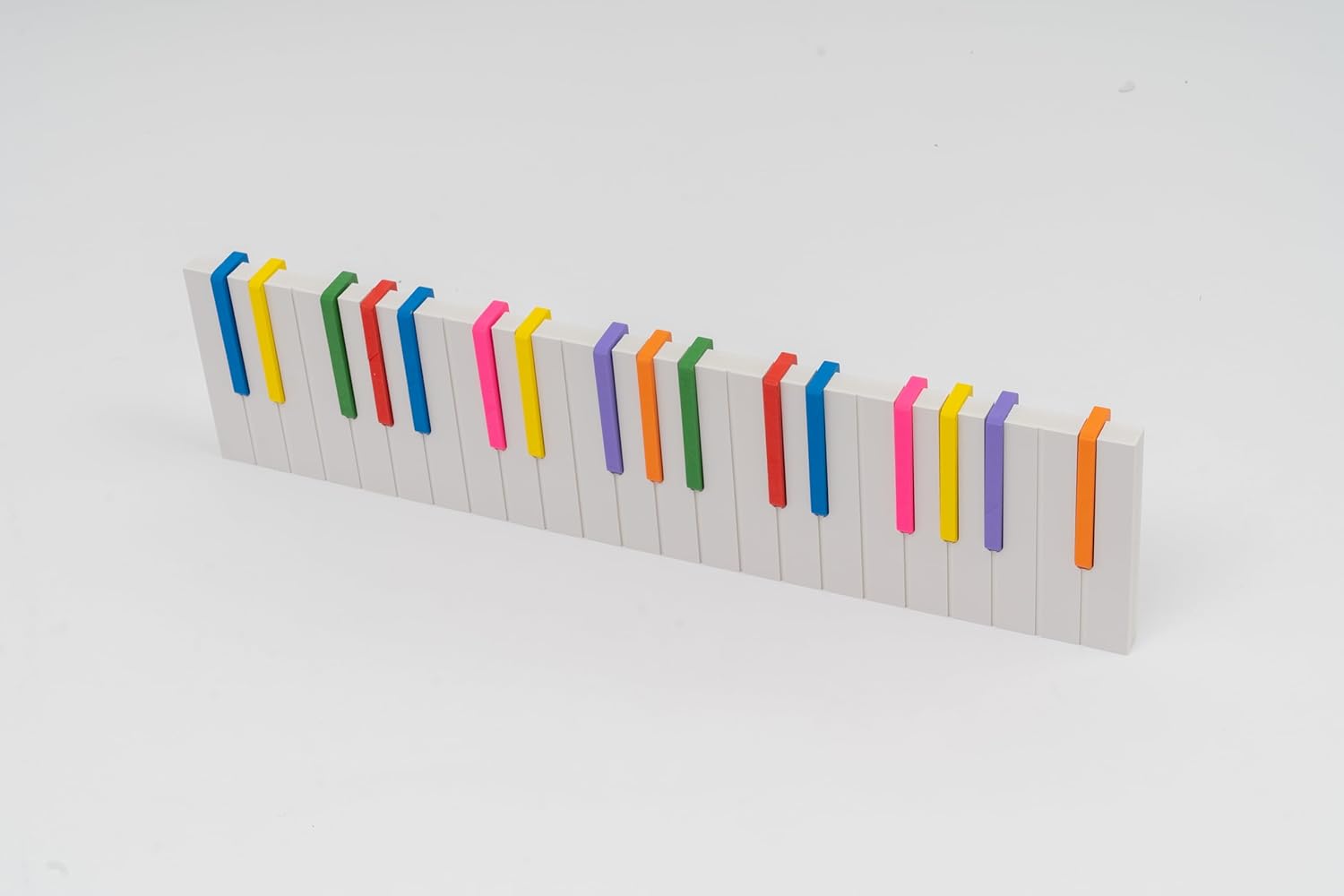 Hook - 16-Hook Color 60cm Strong Adhesive Hook | no Trace, no Drilling, Bathroom and Kitchen Wall Storage and Organization Hook Row