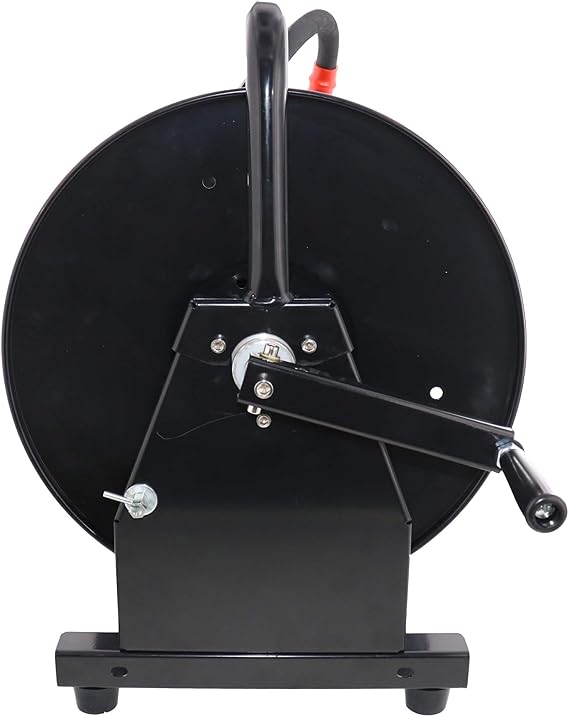 5000 PSI 3/8 x 200' Portable Hose Reel for High Pressure Power Washer and Sewer Jetter