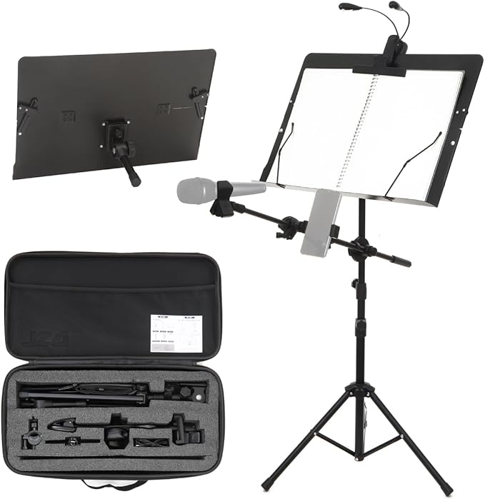 DSL Music Stand with Light Full Metal Music Stands for Sheet with