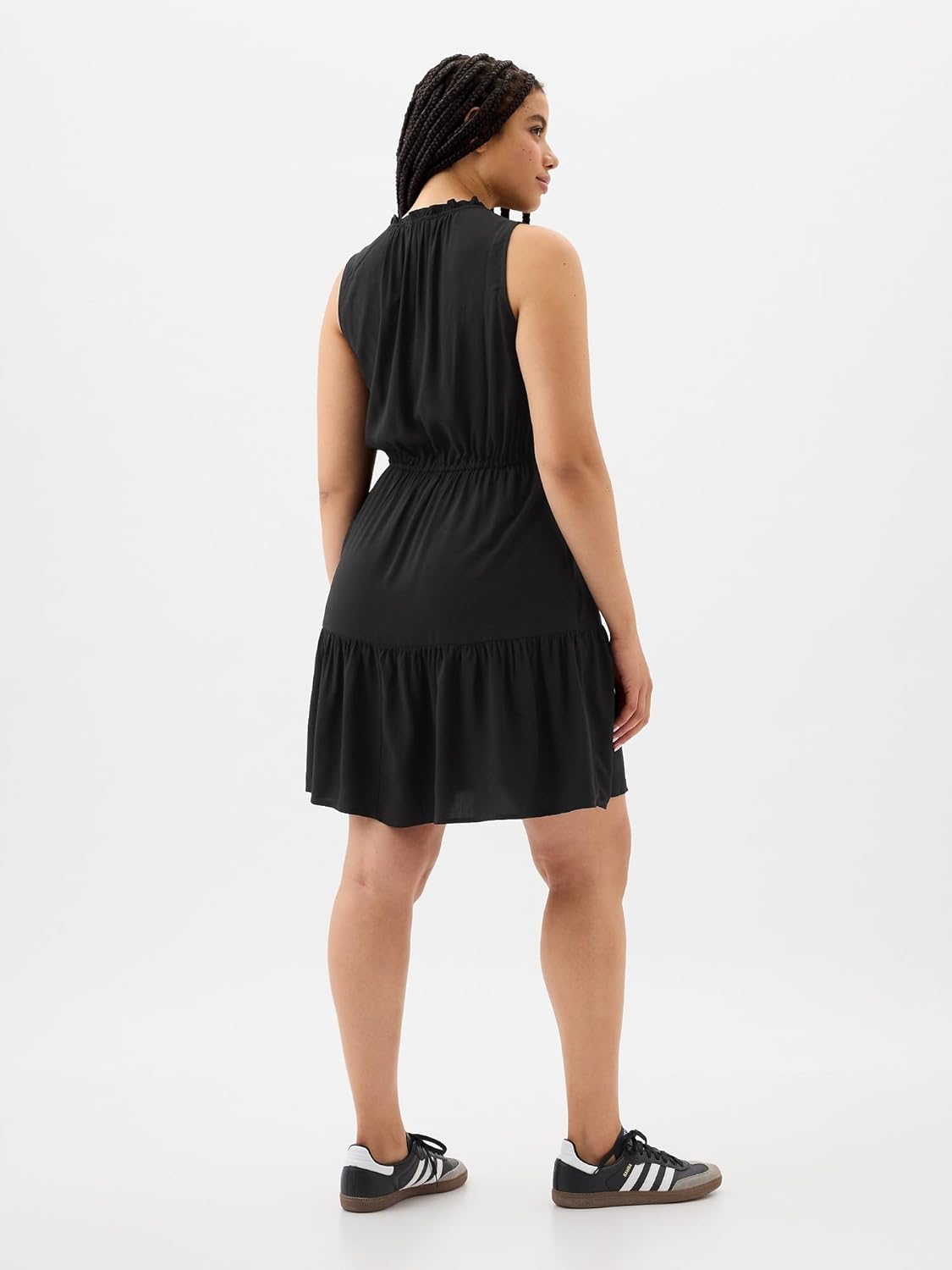 Gap Womens Sleeveless Split Neck Dress - Image 3