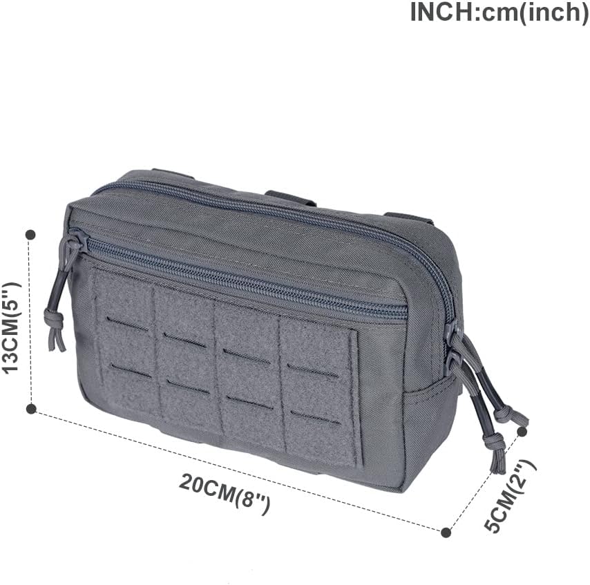 EXCELLENT ELITE SPANKER Tactical Molle Admin Pouch for Tactical Vest Chest Waist Pack Utility Tool Pouch Tactical EDC Bag