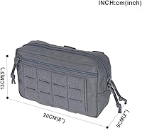 Vista 17 de EXCELLENT ELITE SPANKER Bolsa táctica Molle administrador para chaleco táctico pecho cintura paquete utilidad herramienta bolsa táctica EDC bolsa