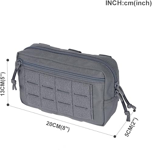 Miniatura 17 de EXCELLENT ELITE SPANKER Bolsa táctica Molle administrador para chaleco táctico pecho cintura paquete utilidad herramienta bolsa táctica EDC bolsa