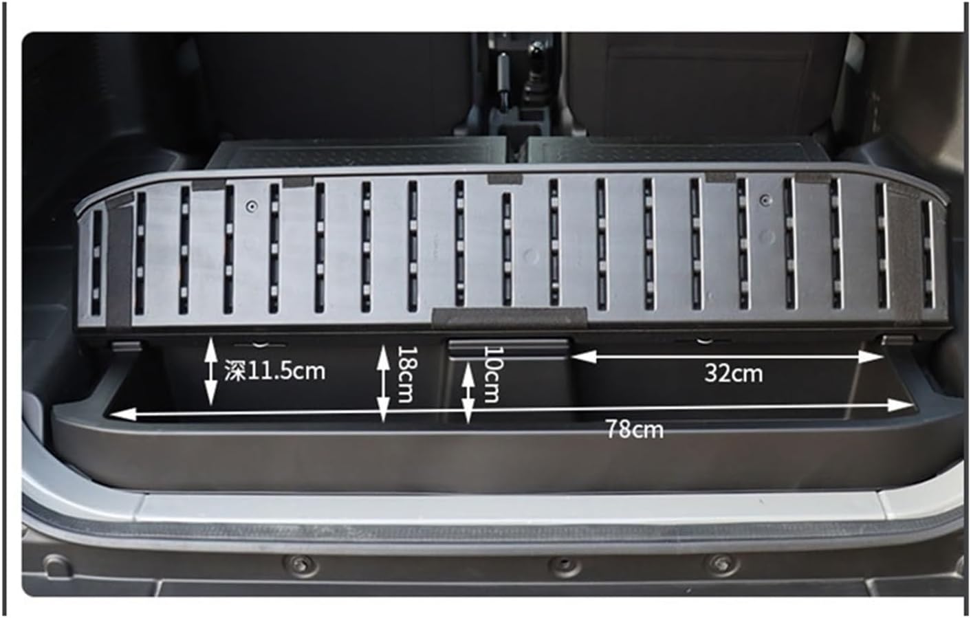 Trunk Tool Storage Box Compatible for Suzuki Jimny JB64 Sierra JB74W 2019 2020 with Rear Storage Box Trunk Toolbox Car Accessories