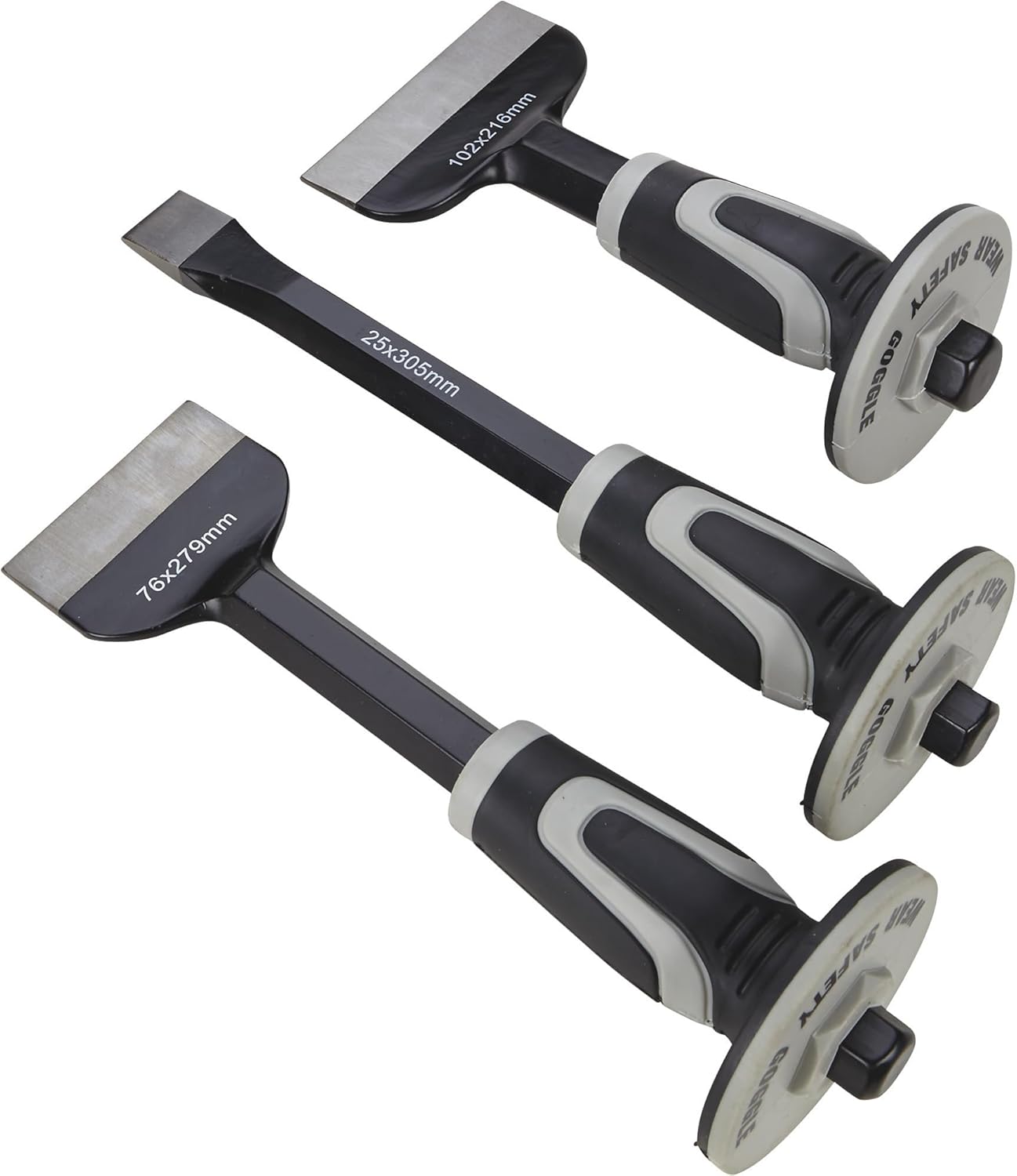 Klutch Bolster and Cold Chisel Set - 3-Pc.