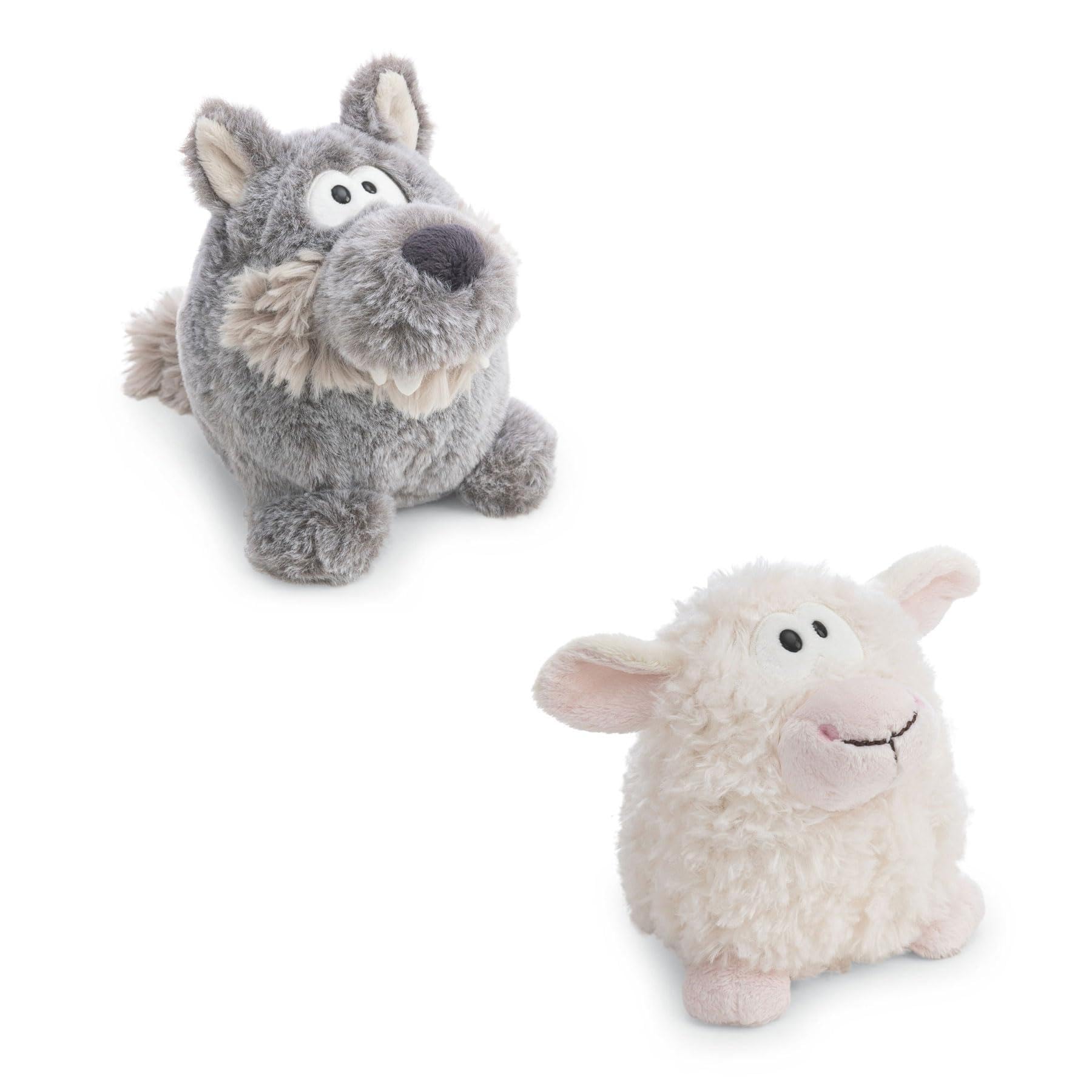 Amazon.co.jp: ニキ(NICI) Let me out ぬいぐるみ ウルフ&シープ 15cm