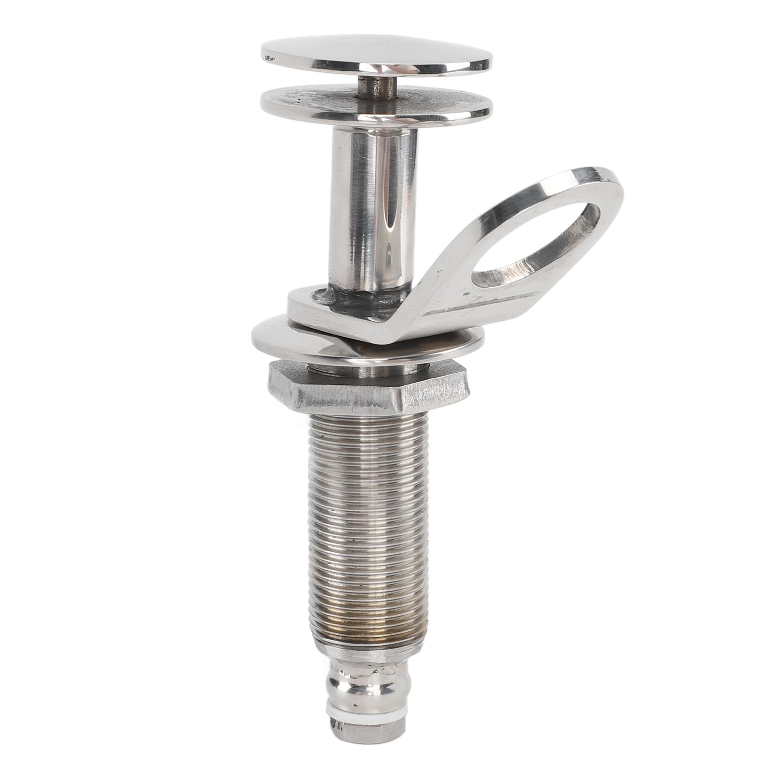 Leapiture Marine Mud Guard Cleat 304 Stainless Steel Retractable Pop Out Dismountable Cleat Boat Mud Flap Cleat for Boat Yacht