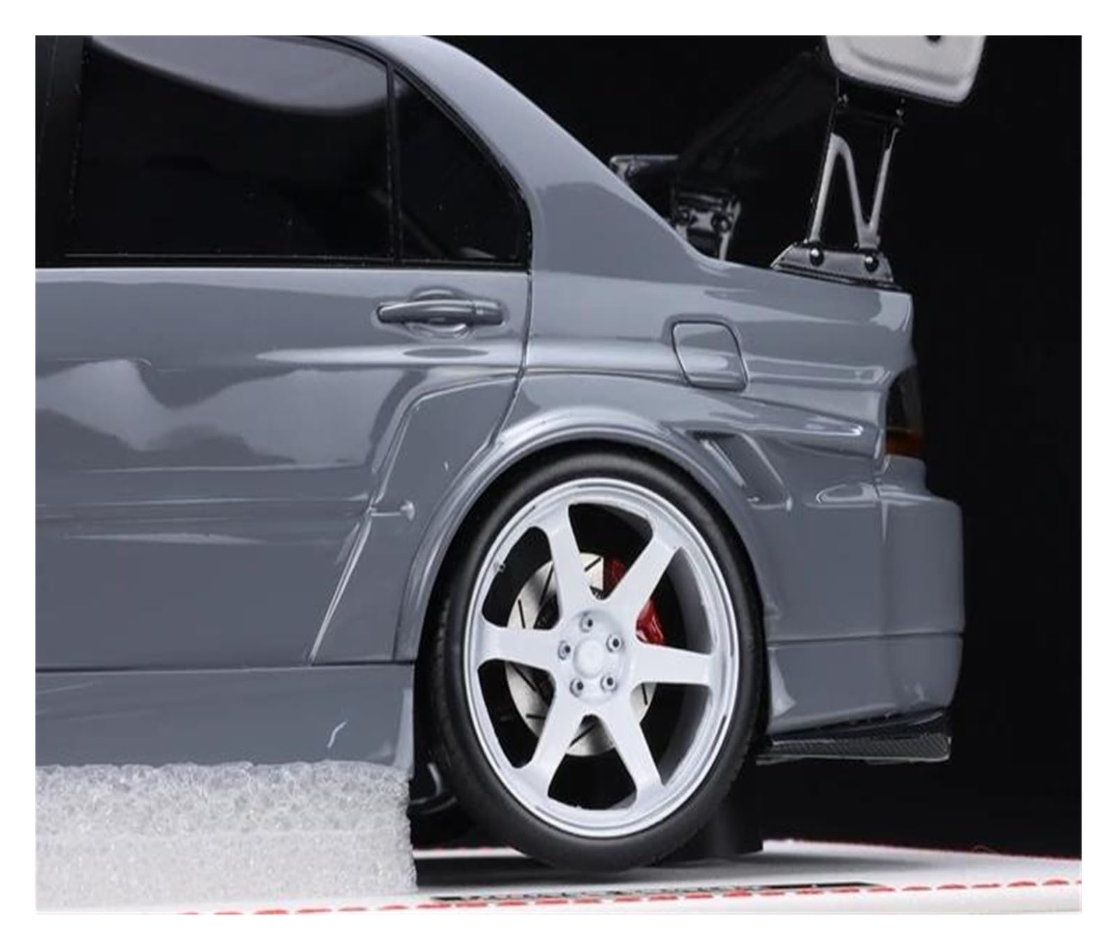 1 18 Per Lancer EVO IX JDM Simulazione Edizione Limitata Resina Metallo Modello Di Auto Statica Regalo Giocattolo