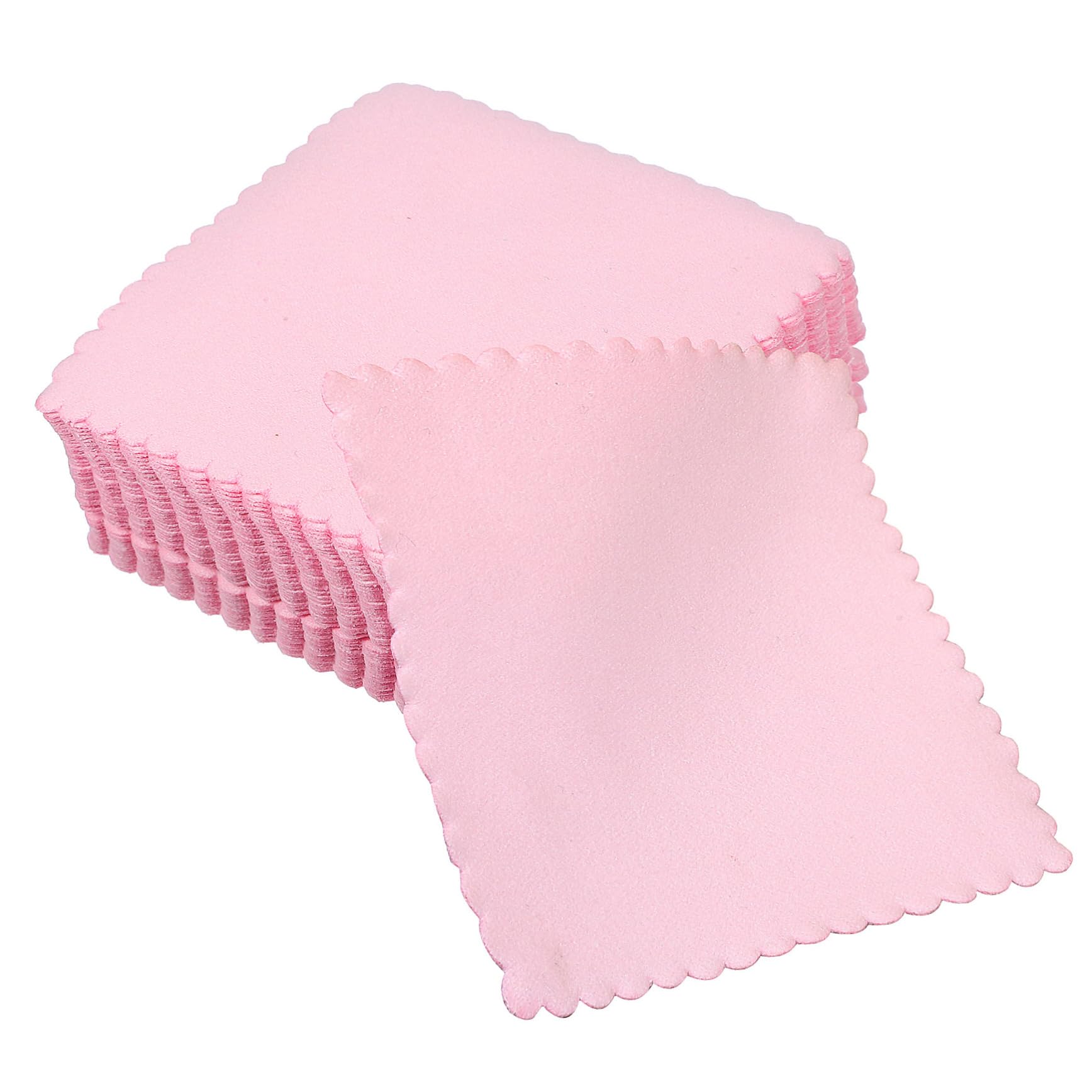 DOITOOL 3 Set Panno Microfibra per Pulizia Gioielli E Occhiali Riutilizzabile E Lavabile Morbido E Delicato per Rimuovere Polvere E Ossidazione per Gioielli Lenti E Superfici 100 Pezzi*3