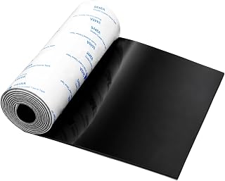 Non Slip Furniture Pads, Anti-Sliding Silicone Pads with Sticky Backing Self Anti-Scratch Adhesive Cuttable Rubber Floor Protectors for Any Furniture and Appliances (Black,40"x5"x0.04")