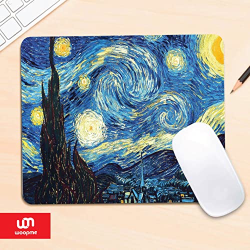 Woopme® Abstract Art Printed Non Slip Rubber Base Mouse Pad for Gaming Professional Office Laptop/Computer/PC (20 x 24 CMS) - Image 2