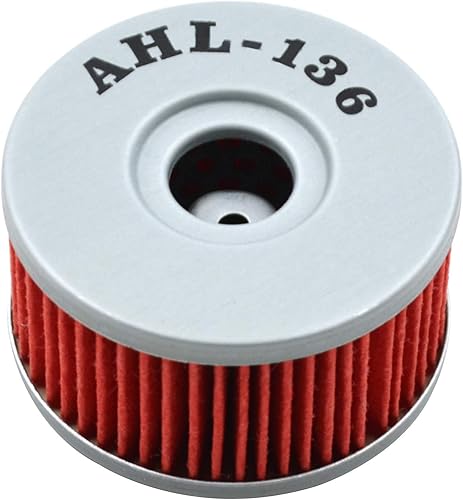 AHL 136 Filtro de aceite para Suzuki GZ250 Marauder 250 1999-2010 GN250 250 1982-2000 DR250 250 1982-1983 1985 SP250 250 1982-1983 1985 250
