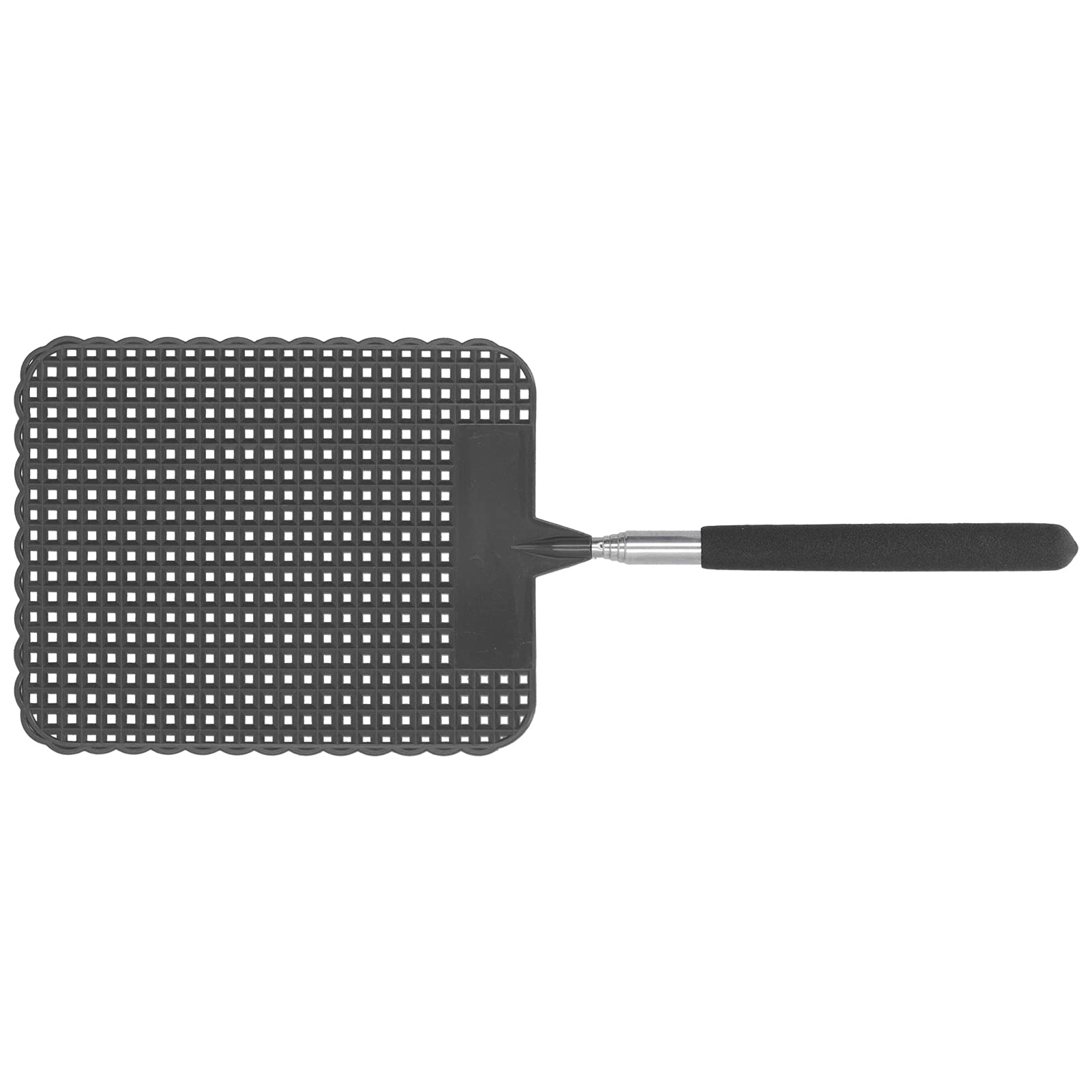 Telescopic Fly Swatter, Plastic Light Indoor Fly Swatter Convinient Durable for Home for Office for Camping for Fishing (Black)