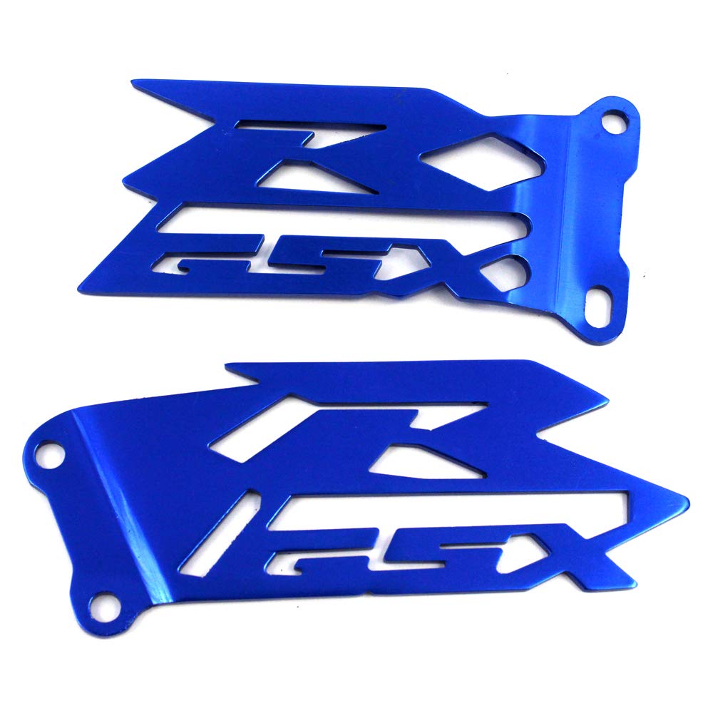 AYKYCS Foot Peg Cover,Motorcycle Foot Plate Plate Guard GSX-R 1000 Accessories Compatible with Suzuki GSX-R 600/750 2006-2016, GSX-R 1000 2003-2016 (Blue)