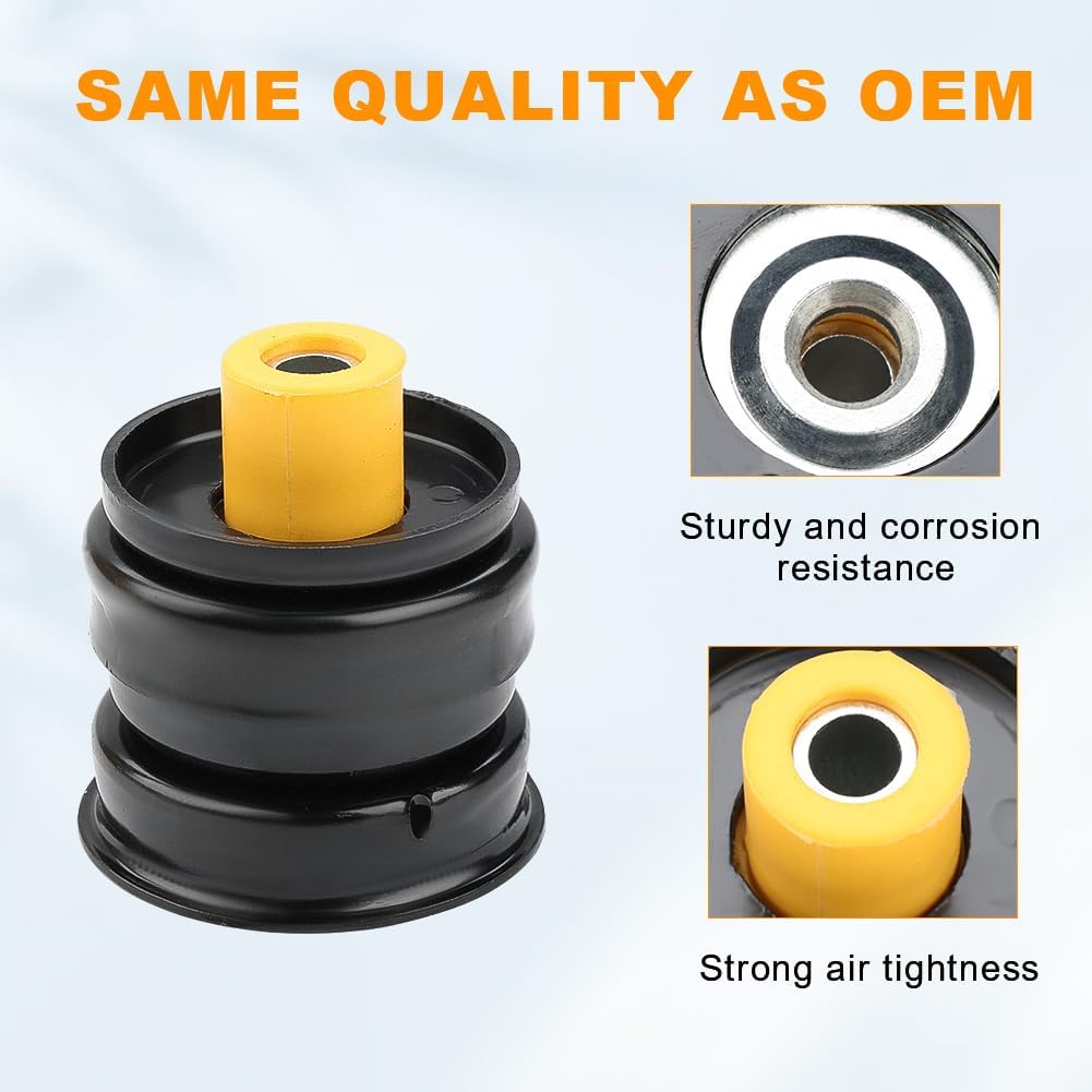 JDMON Rear Shock Absorber Mounting Damper Kit Compatible with Honda City 2015-2020 Fit 2015-2020 HR-V 2016-2020 Replacement for 52722-T5A-J02 52670T5AJ02