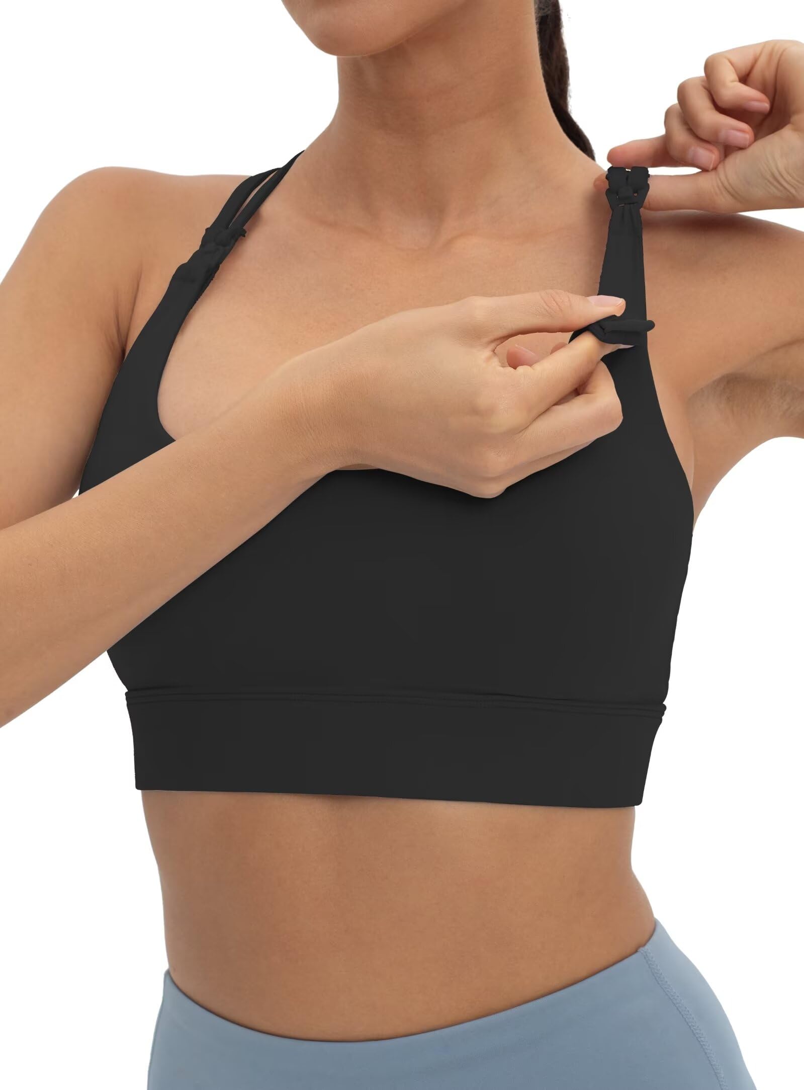 V VOCNI Nursing Bras for Breastfeeding Maternity Sports Bras Tank Top Sexy Workout Yoga Pregnancy Bra