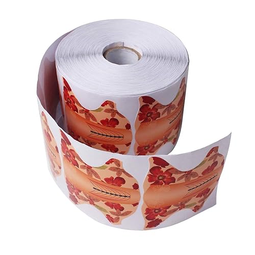 Beauty Leader - 500 unidades por rollo de uñas acrílicas para arte de uñas, extensión de gel, herramientas de peinado, formas de rizos para el