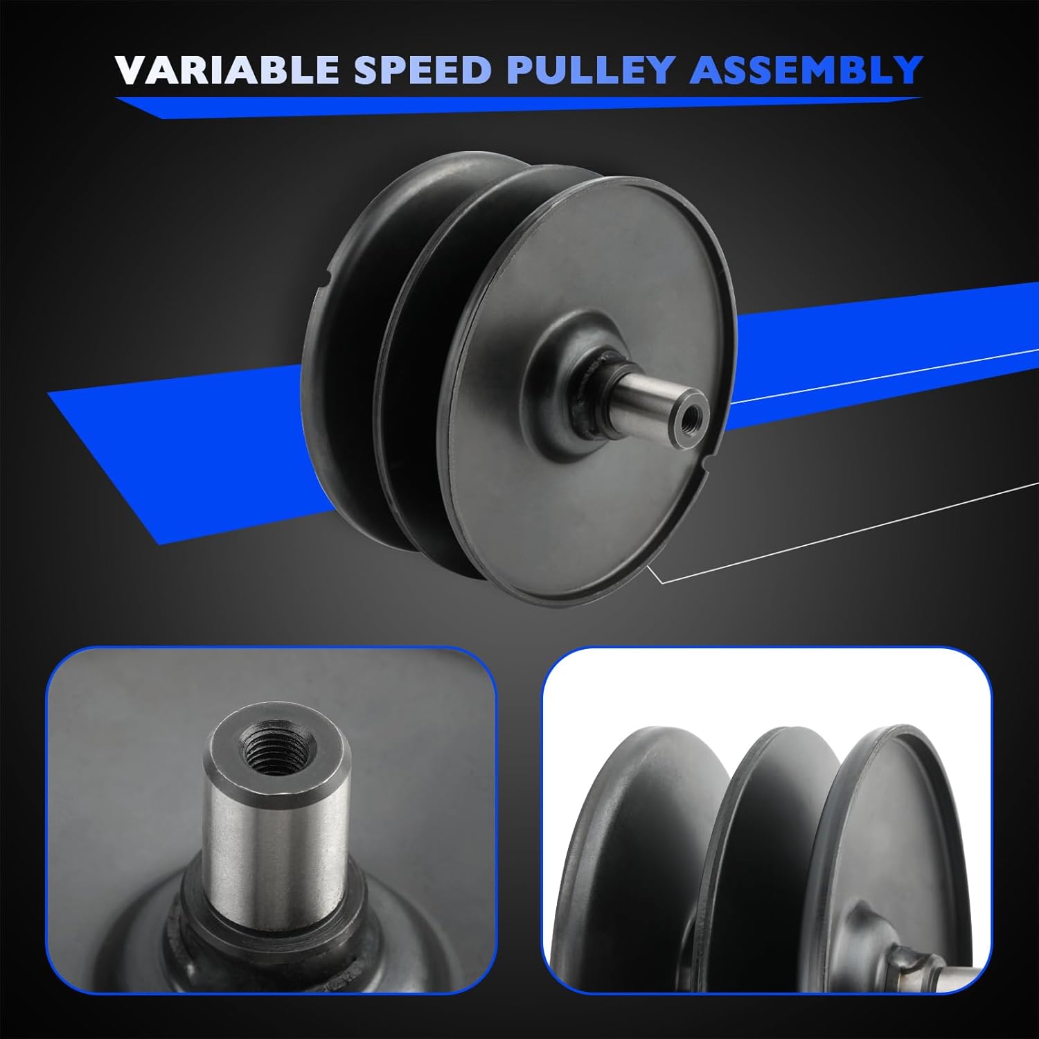 956-04015B Variable Speed Pulley - 4.75" Speed Pulley for MTD Cub Cadet Craftsman Troy-Bilt Murry Lawn Mower and Garden Tractors - Replace for 956-04015A 956-04015 656-0059A 656P05011
