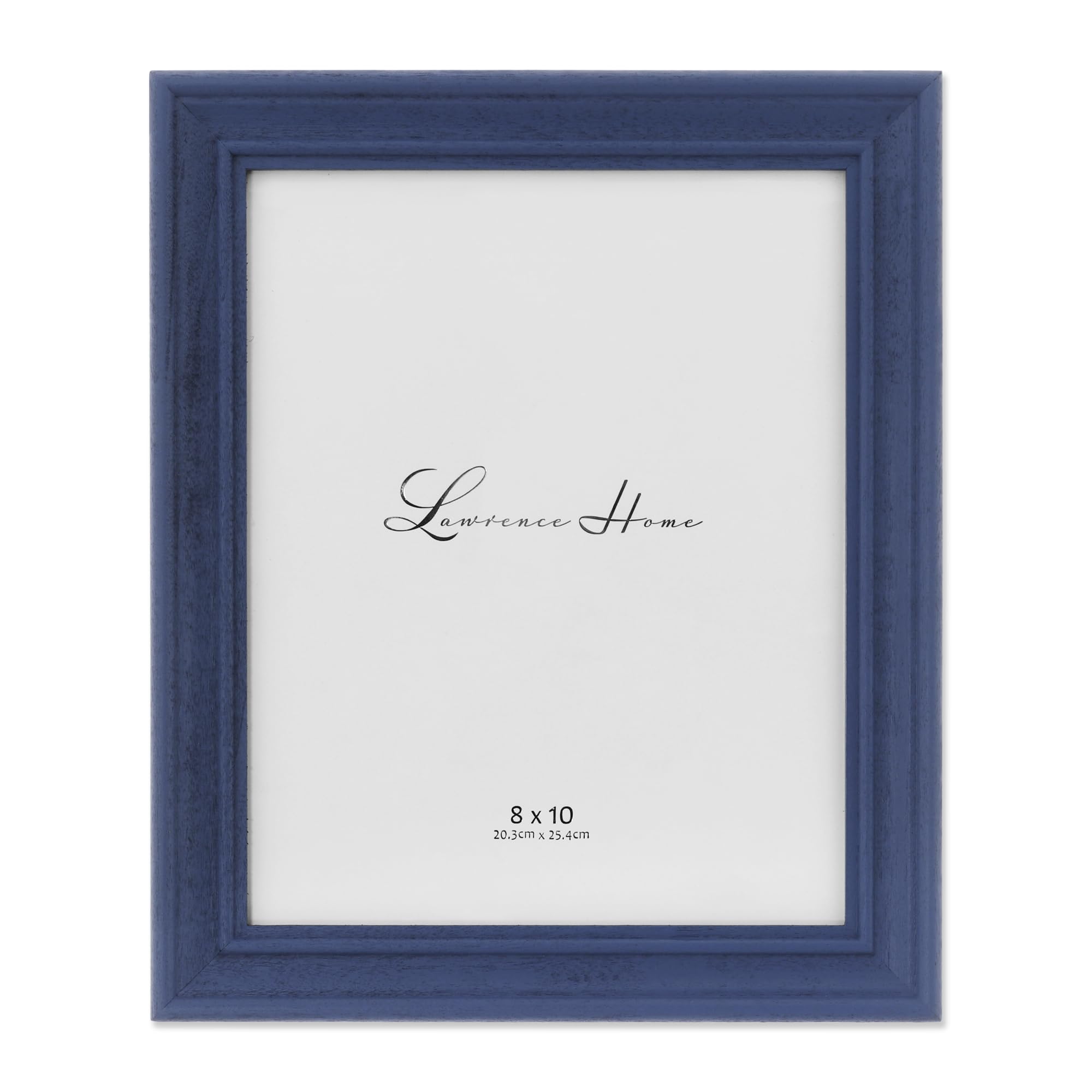 Lawrence Frames 8x10 Durham Weathered Navy Blue Wood Picture Frame