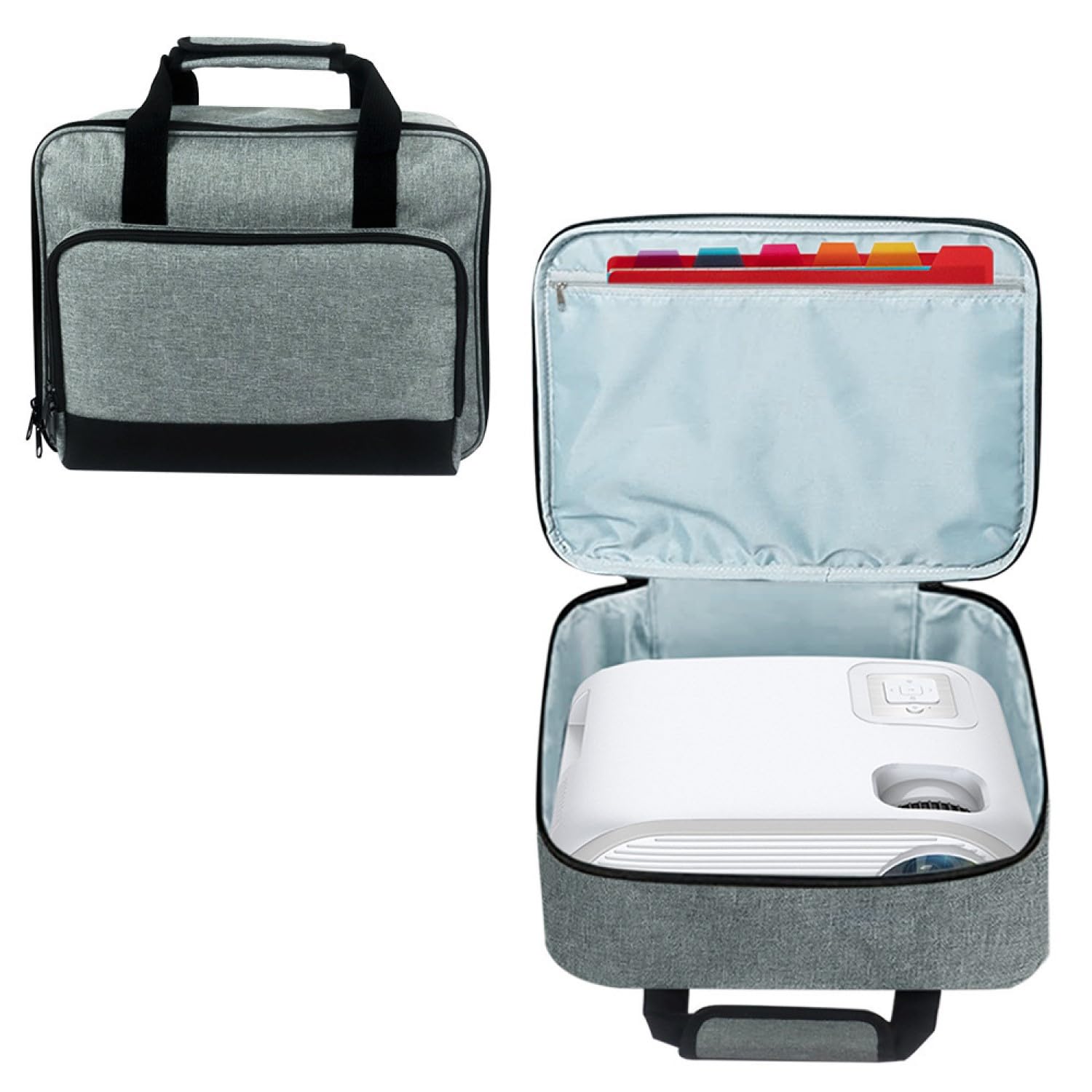 Borsa da viaggio per proiettore, Custodia per proiettore, Borsa Portatile da Proiettore compatibile, Borsa per proiettore Economy, impermeabile e lavabile, Borsa da Videoproiettore compatibile