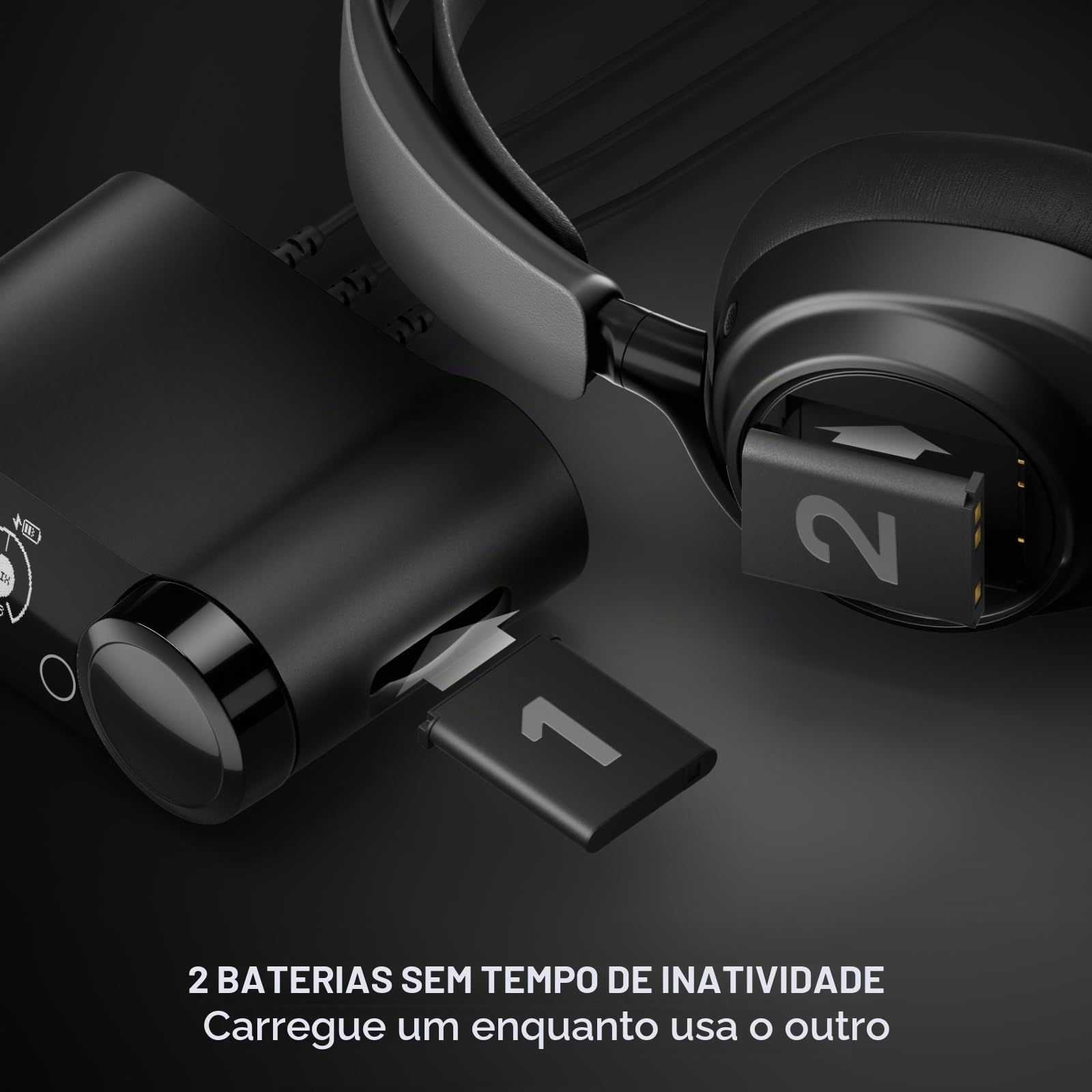 SteelSeries Arctis Nova Elite Headset Gamer Sem Fio, Preto, ANC