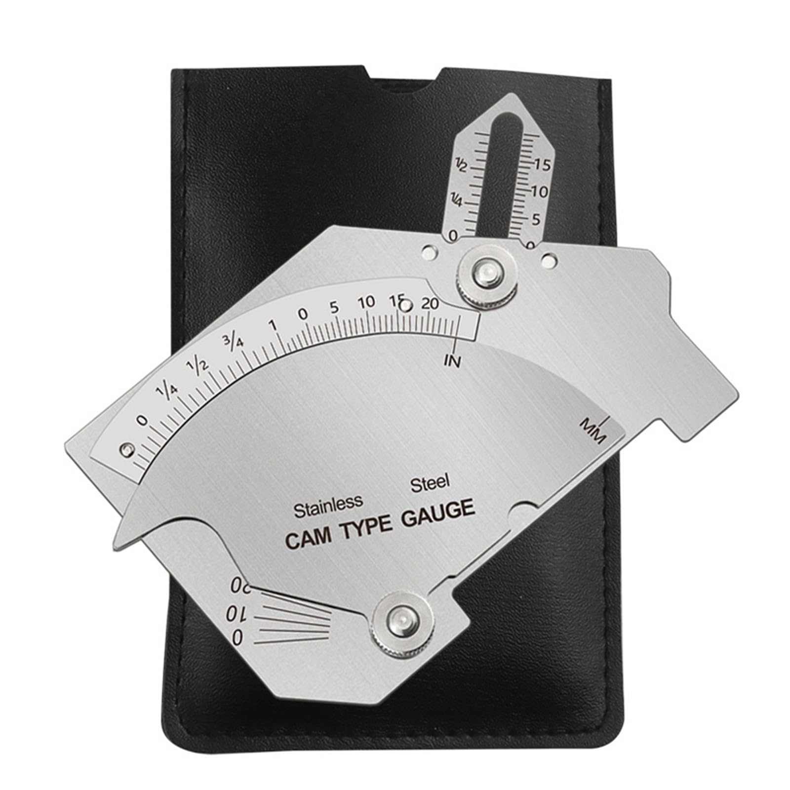 Tsophreniq Comprehensive Welding Gauges Undercut Depth Gauges For Inspecting Welded Surfaces & Ensuring In Various Industry Bevels Angles Measurement