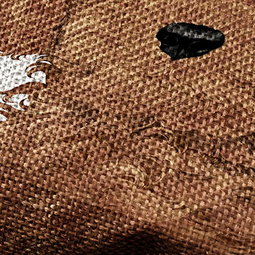 Wirester SQPILL17CS-SBPDSQPET0001-A4539 Sofa Pillow Case, Decorative Throw Pillow Cushion Cover For Home Office 18 X 18 Inch - Cute Brown Toy Poodle Dog thumb #4