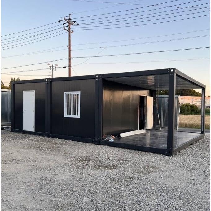 Amazon | ユニットハウス プレハブ住宅 サイズ変更可能 仮設住宅 現場