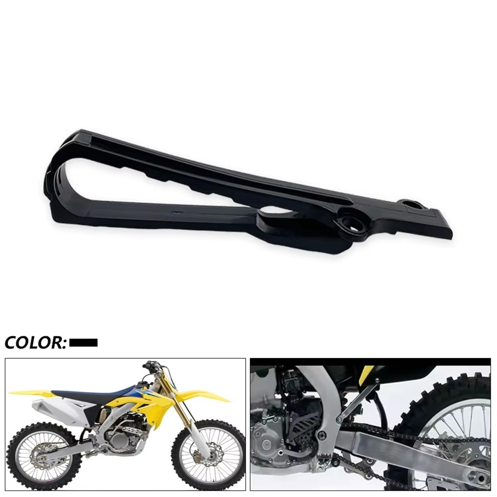 Compatible Con Suzuki Para RM125 Para RM50 1996-2006 Para RMX450Z 2010-2019 Protector Motocicleta Sello Cadena Guía Deslizante Buffer Protección Brazo Oscilante