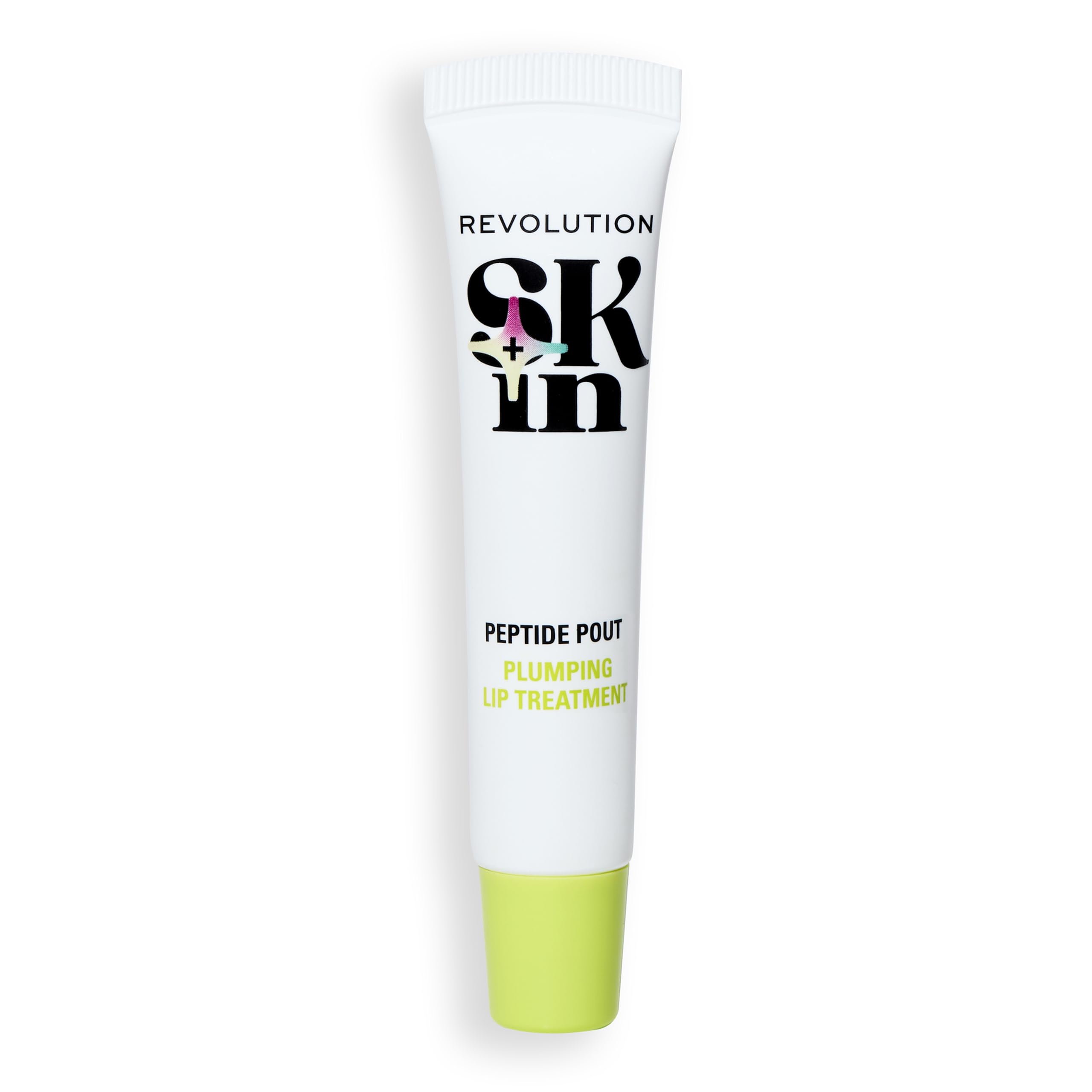 Revolution Skin, Peptide Pout Plumping Lip Treatment, Hydrating Lip Balm, Plumps Lips, Vegan & Cruelty-Free, 15ml