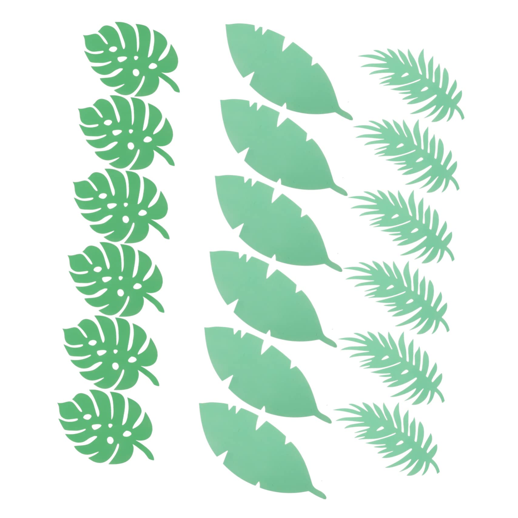 IWOWHERO 18Pcs Leaves Wall Decor for Paper Material for Crafting Educational and Indoor Decoration