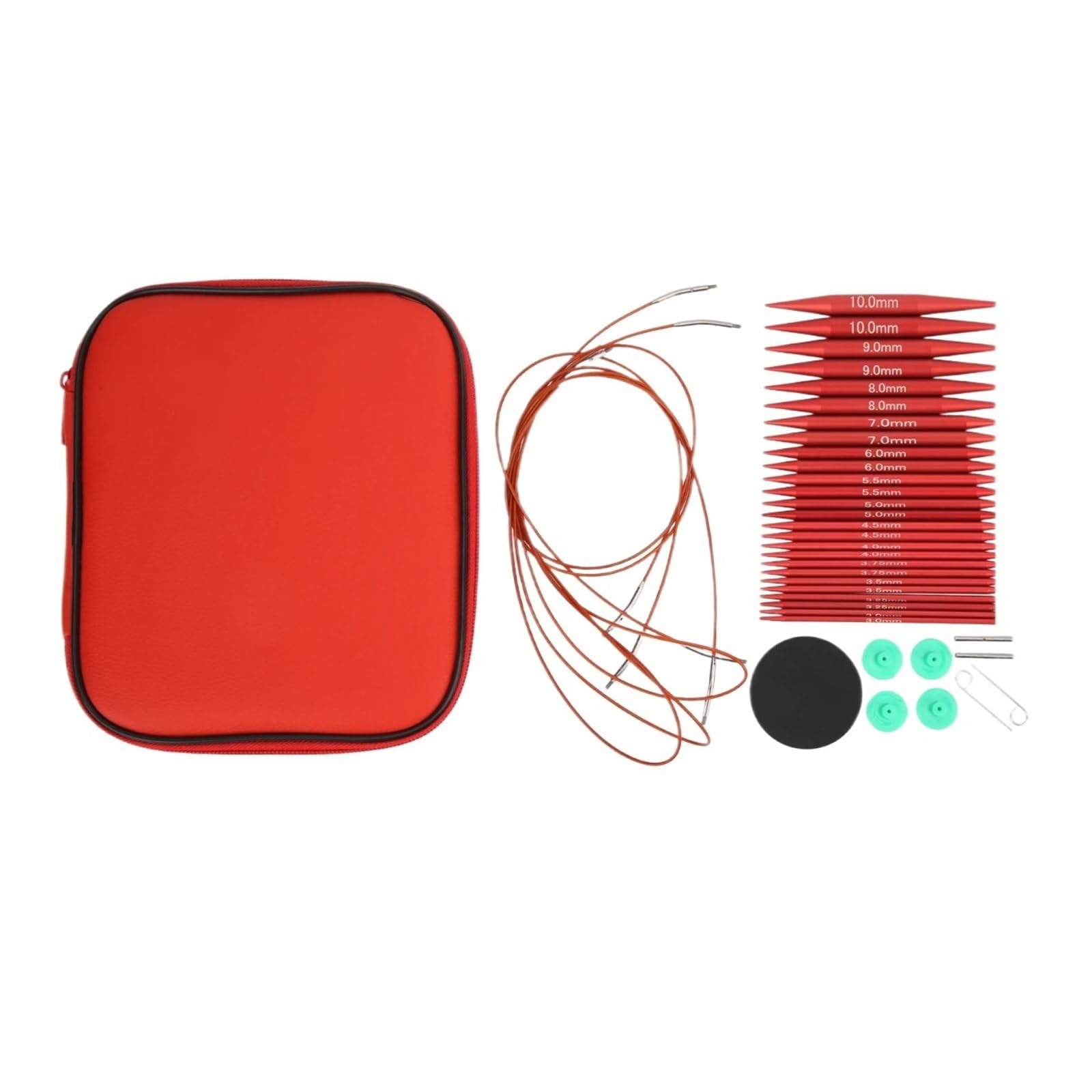Available Detachable Circular Interchangeable Crochet Kit,Knitting Needles Set Various Sizes