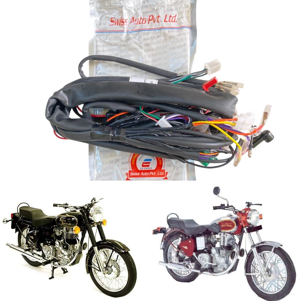 RoadReligion® Original Swiss Wiring Harness Set Compatible with Machismo 350 | Complete Bike Wiring Kit | Genuine Electrical Wiring Loom Replacement-image-13