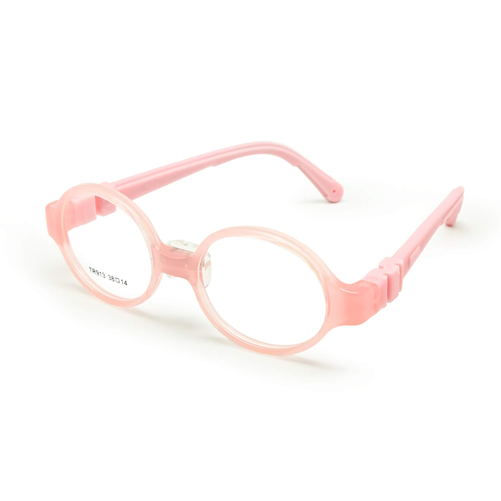 EnzoDate Children Optical Glasses Size 38 with Nose Pad No Screw Bendable Kids Frame Teens TR90 Silicone Safety Flexible 1-2y (B078WLCWG8) Amazon Price History, Amazon Price Tracker