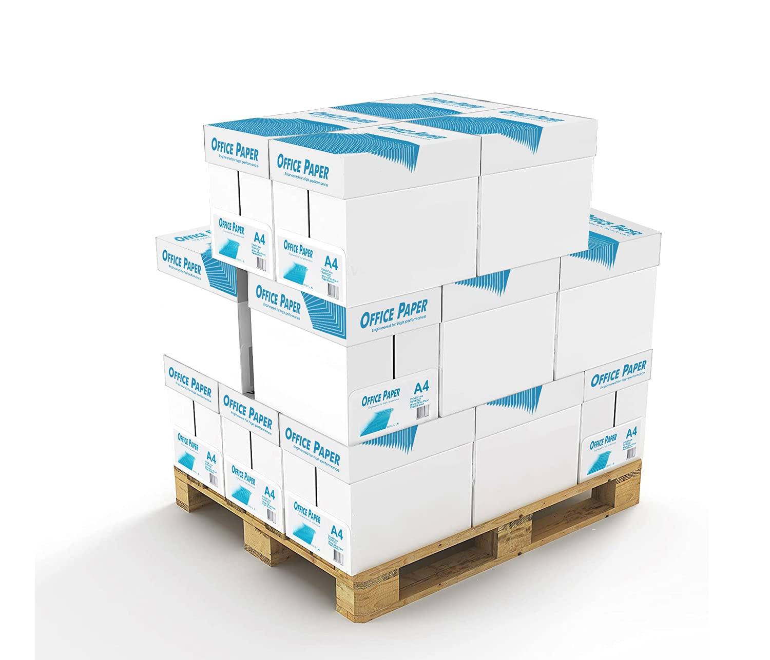 Indigo® A4 White Printer & Copier Paper – 80gsm, Office Paper, 5 Reams (500 Sheets) per Box, 20 Boxes (Half Pallet, 2500 Sheets/Box)