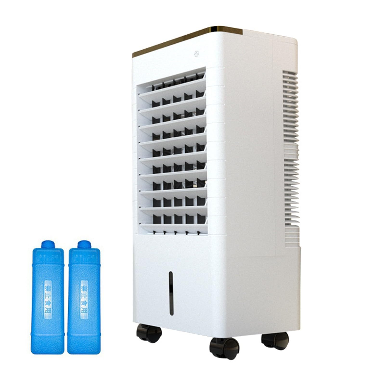 Raffrescatore d'aria portatile con serbatoio d'acqua da 10 litri, telecomando, 3 modalità, timer da 12 ore, ventilatore per il raffreddamento estivo degli ambienti white