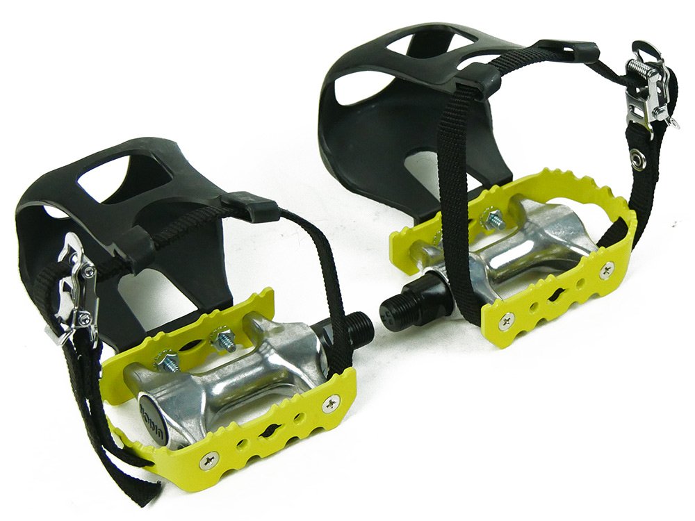 Pédales En Plastique 9/16 Avec Réflecteurs, Jaune | PK916G