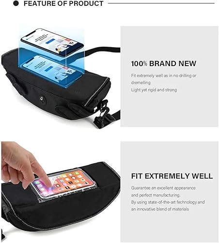 Miniatura 7 de Para Benelli TRK502X TRK 502 TNT135 TNT25N Trail TRK Bolsas de herramientas de viaje de almacenamiento Bolsa de navegación para manubrio (color