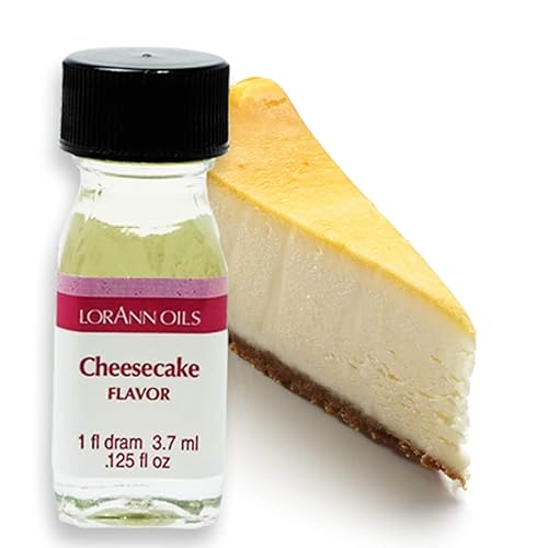 LorAnn Cheesecake SS Flavor, 1 botella de dram (0.0125 fl oz - 0.1 fl oz - 1 cucharadita)