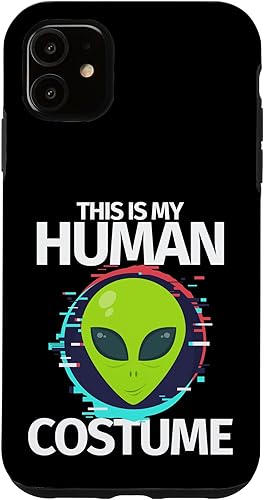 Miniatura 7 de iPhone 14 Pro This Is My Human Costume I'm Really An Alien Case