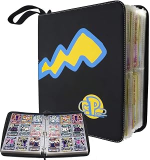 Leaflai Trading Card Binder, 720 Pockets Card Folder with 40 Removable Sleeves, Carrying Case Binder Album Trading Card Holder for Boys Girls Collectors