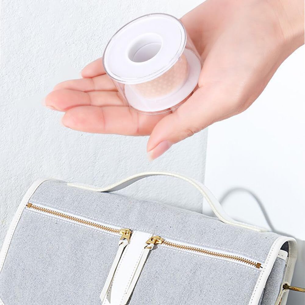 Cinta para Los Pies, Cuidado de Pies Pegatina, 2 Rollos de Pegatinas Autoadhesivas Resistentes al Desgaste para Evitar la Protección de La Almohadilla de Espuma (2 cm x 1 m)