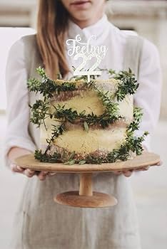 Amazon.com: TzTwodcaz Feeling 22 Silver Glitter Acrylic Cake